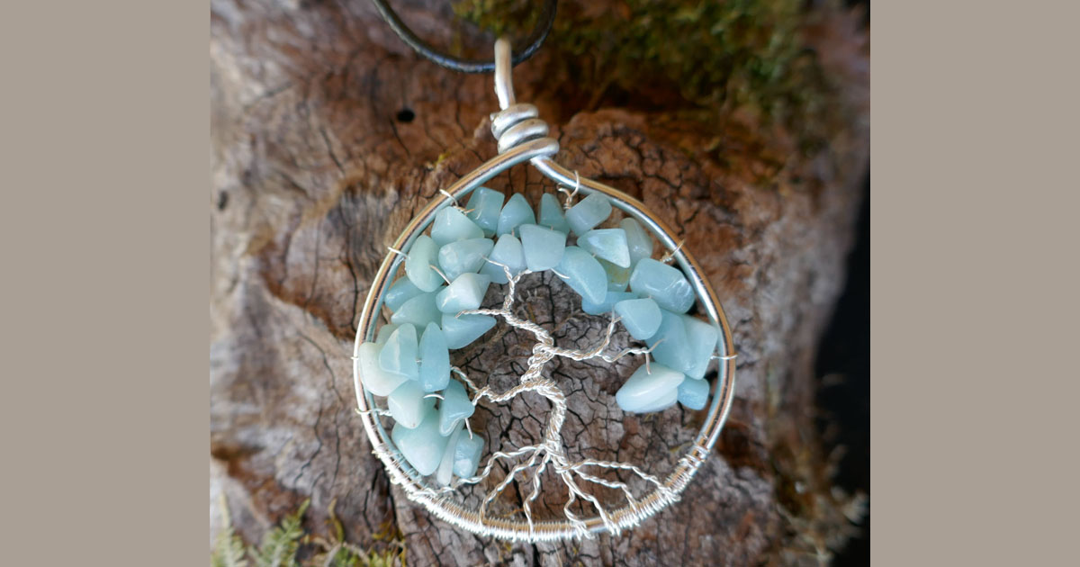6/9mm x84cm (33inch) Perles d'Amazonite naturelle roulée chips de Chine